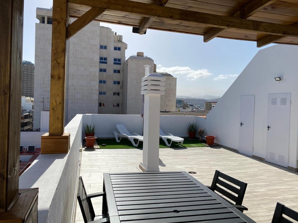Holiday Home & Rooftop Lounge Las Palmas de Gran Canaria Exterior foto